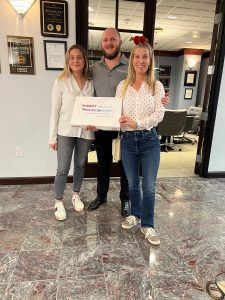MediationsWorks Joanne Luckman delivers donuts to The Shiner Law Offices