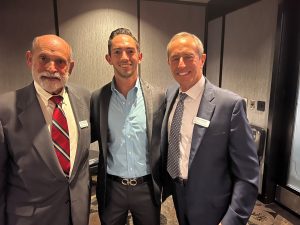 Mediators Jose G. Rodriguez and Eric Luckman at the BCBA Joint Social 