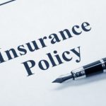 Document of Insurance Policy, Life; Health, car, travel, for background