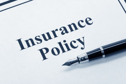 Document of Insurance Policy, Life; Health, car, travel, for background