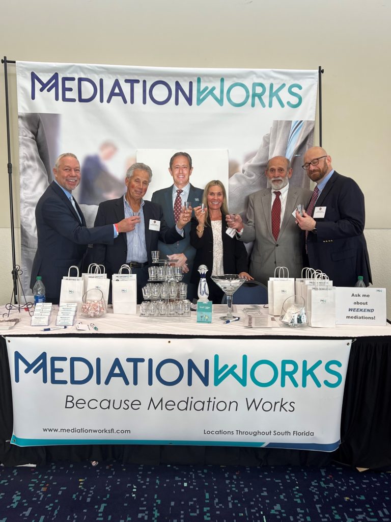 Mediation Works Mediators at Palm Beach Bar's Bench Conference