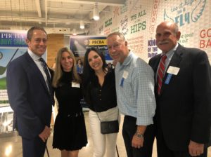 MediationWorks members - Eric Luckman, Joanne Luckman, Phillip Thompson and Jose G. Rodriguez at PBCBA Night at the Drive Shack