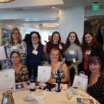 BCWLA Luncheon table shot with MW Gift Bags