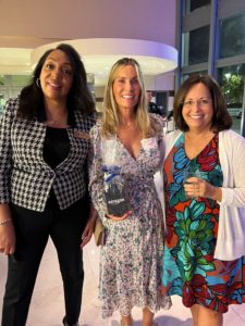 MediationWorks Joanne Luckman with Lynne Poirre and Carla Tharp Brown of the Palm Beach County Bar Association