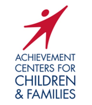 ACCF Logo Red person and blue lettering