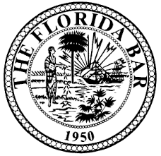 The Florida Bar logo - seal black & white