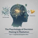 Brain showing information coming in and being processed in respect to cognitive bias and the psychology of decision making