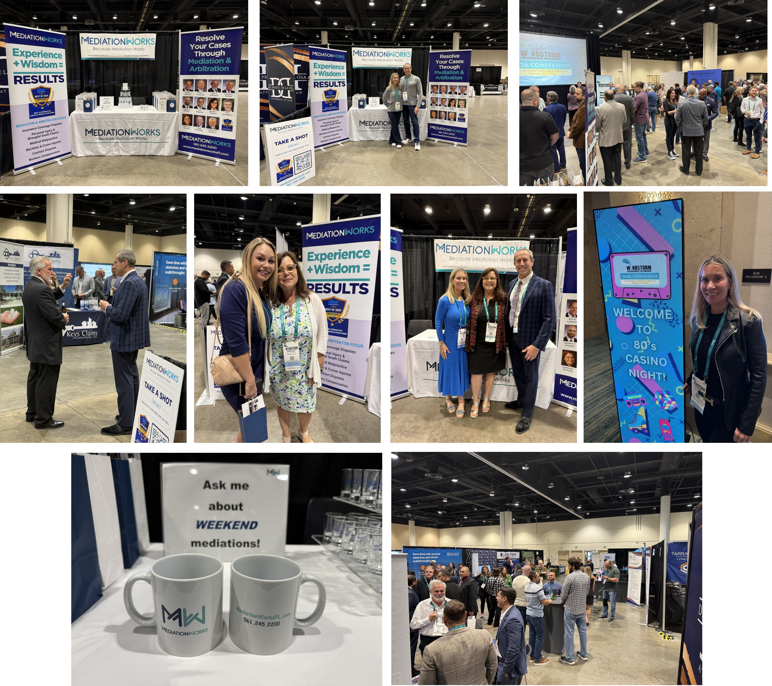 Miscellaneous photos from MediationWorks Booth at 2006 WIND Conference